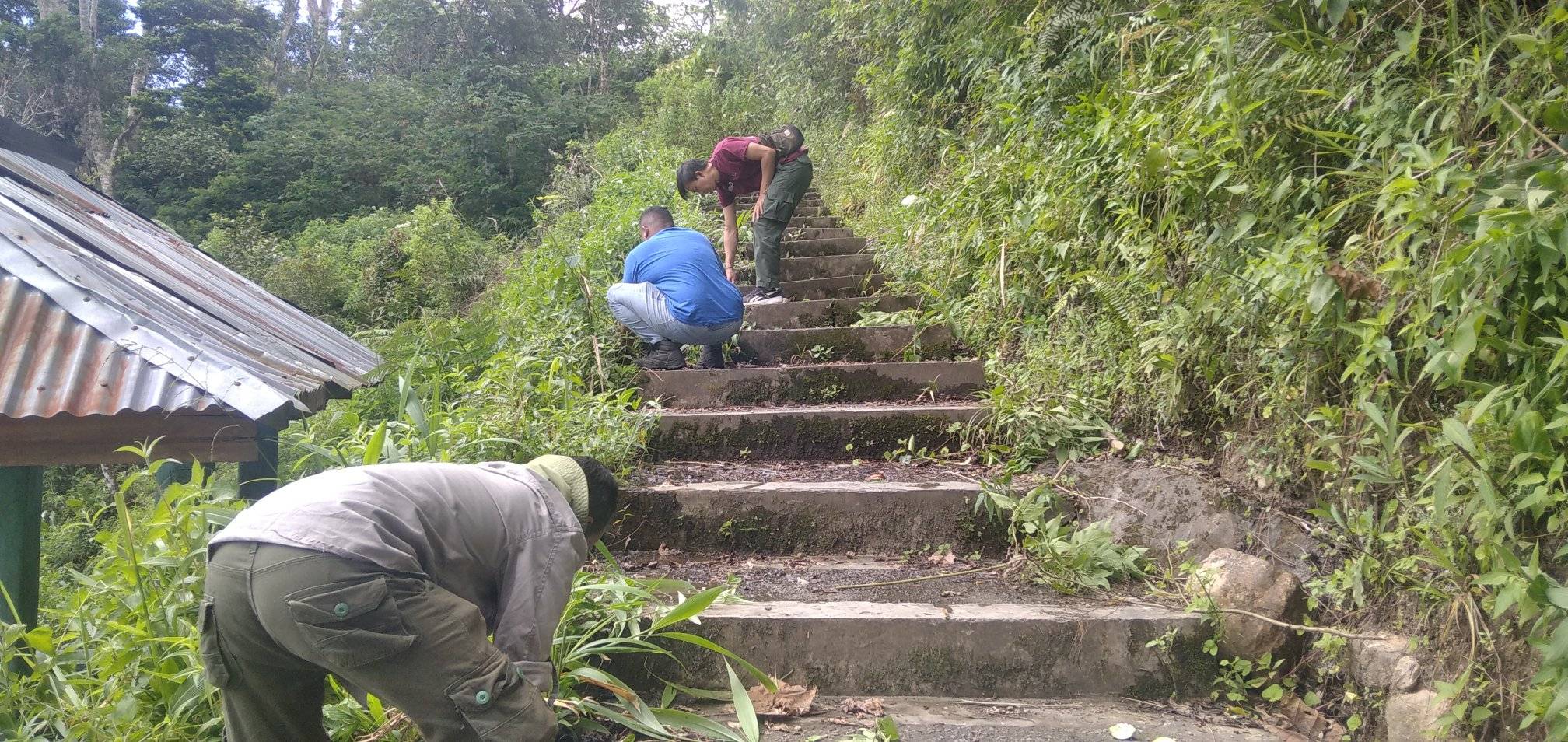 Pembersihan Jalur Tracking Danau Ranamese