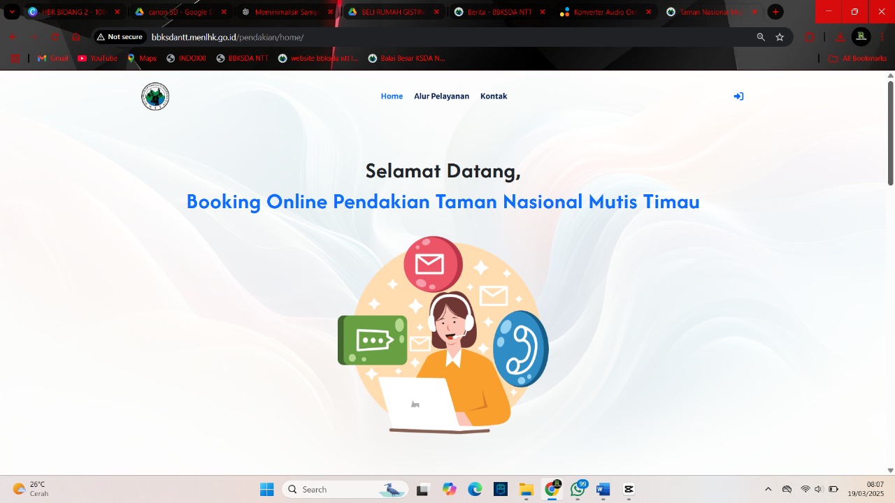 CARA BOOKING ONLINE TNMT
